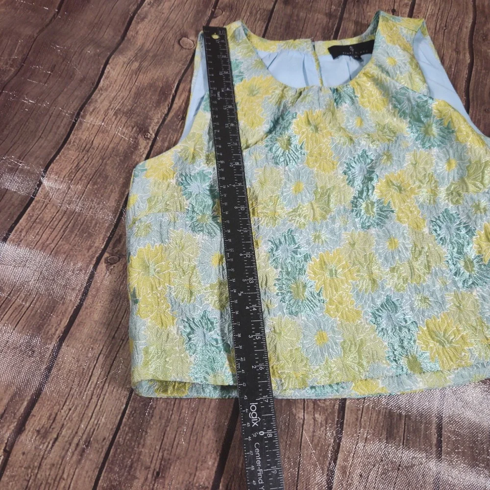 Abbey Glass Skirt Set Ava Top Eden Skirt Womens XS/S Green Jacquard Regencycore